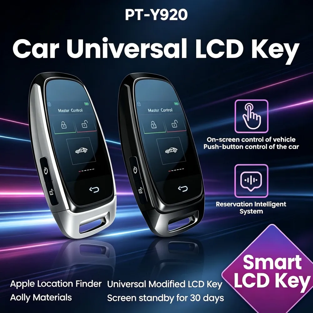 MEKEDE CF920 Smart Key Display Universal Modified for BMW Audi Benz Hyundai Nissan Renault Toyota Comfortable Entry Auto Lock