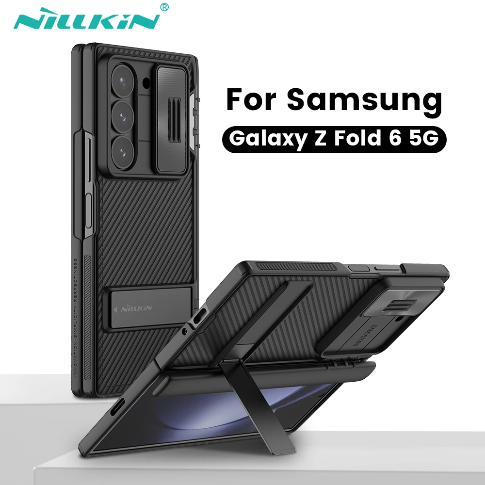 

Чехол для Samsung Galaxy Z Fold 6 5G, защитный чехол Nillkin CamShield со скользящей камерой, Жесткий Чехол из поликарбоната и ТПУ для Samsung Z Fold 6