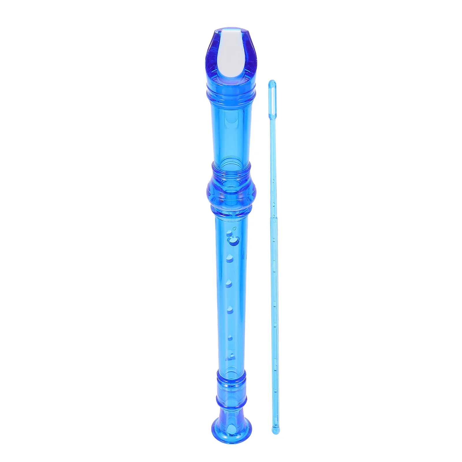 

8 Hole Clarinet Children Musical Instrument Beginner Resin Soprano Recorder Kids Practice Wind Instrument Transparent Tone
