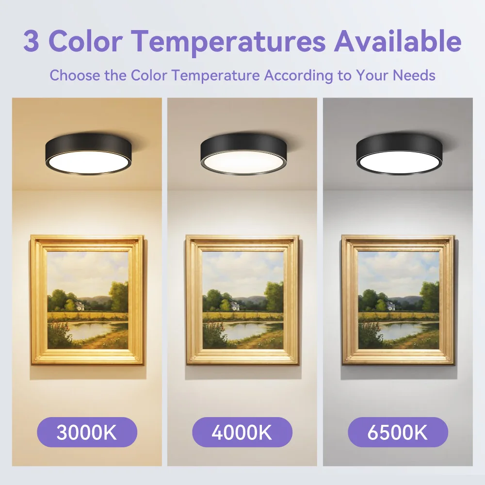 LED Downlight Indoor Ceiling Lamps 3 Colors Decor Down Lustre Home-Appliance Room Lights Panel Street Fixtures Bedroom Led Spot