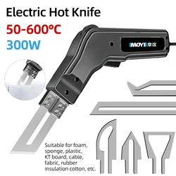 Foam Cutting Knife Pearl Cotton Electric Hot Knife Thermal Cutter Hand Held Potable Electric Tools Knife Multiple Cutter