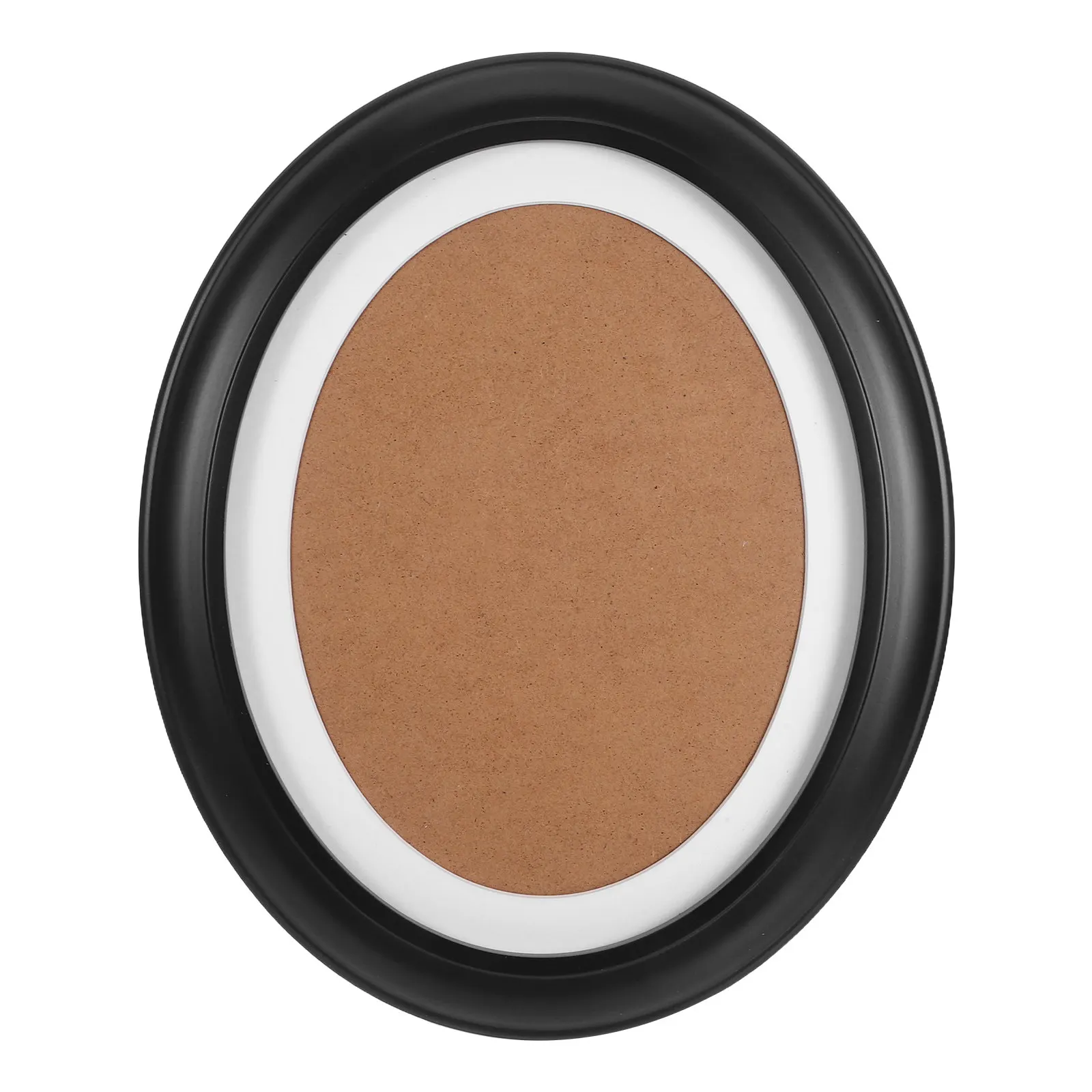 Classic Oval Wood Picture Frame Black 10 Inch Wall Hanging Decoration Tabletop Display Photo Frame Home Decor Frames Black