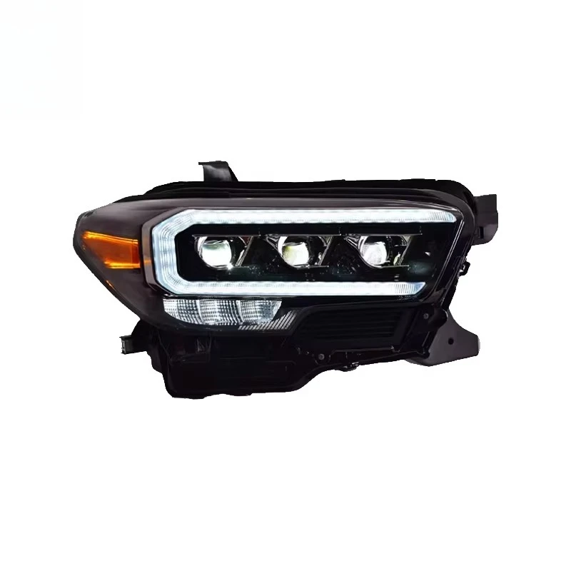 YU GUANG for  Tacoma 2016-2023 Headlights Upgrade 6000k Color DRL 3 Lens Front Lights New Condition Car Accessories