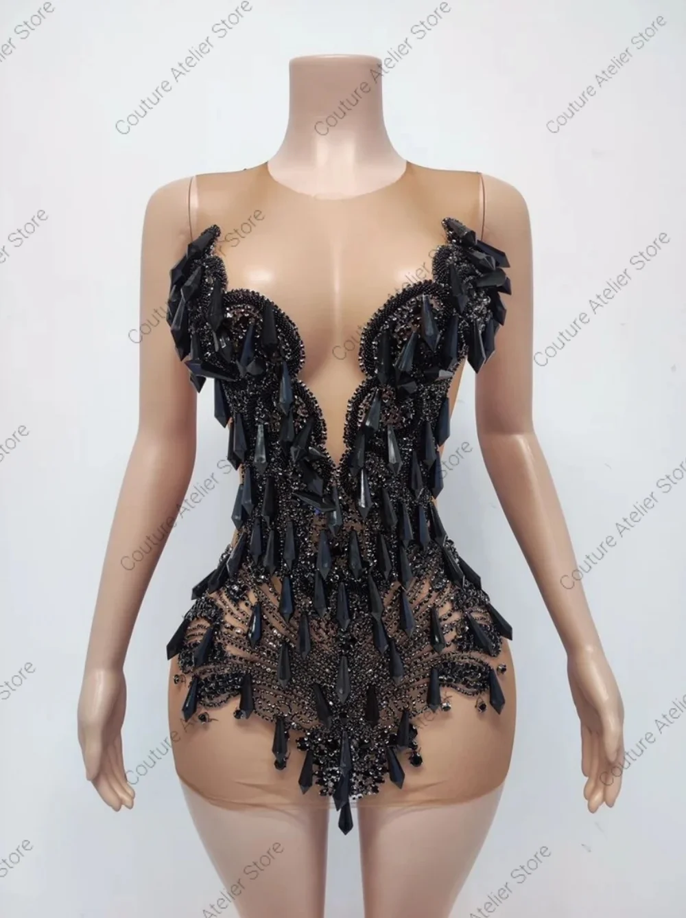 

Черные платья для выпускного вечера 2026 Черные девушки Холтер из бисера и стразов Мини-коктейльное платье Африканские платья для дня рождения по индивидуальному заказу