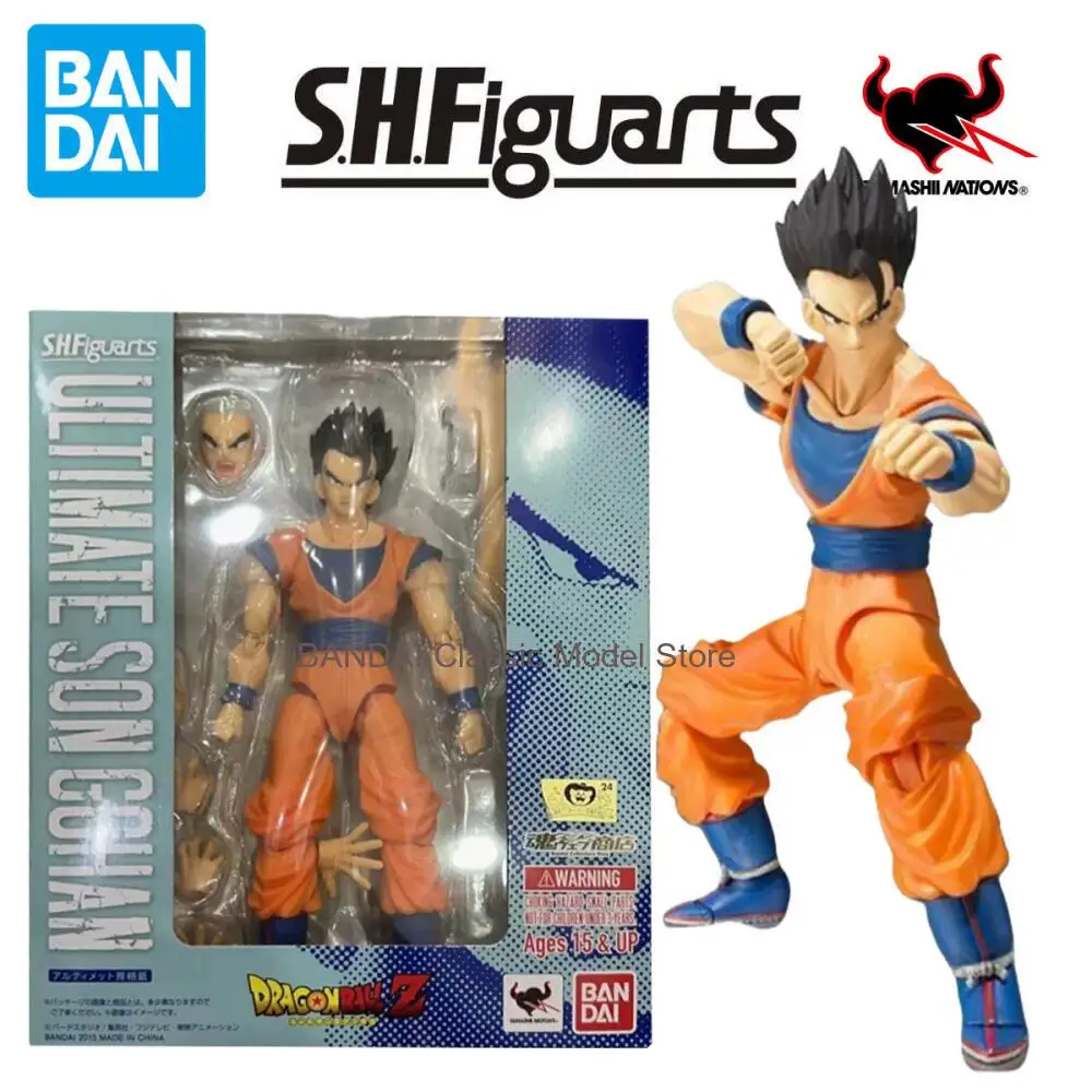 

In Stock Bandai S H Figuarts Original Dragon Ball Son Gohan Doll Brand New Boxed Action Figure Anime Characters Model Garage