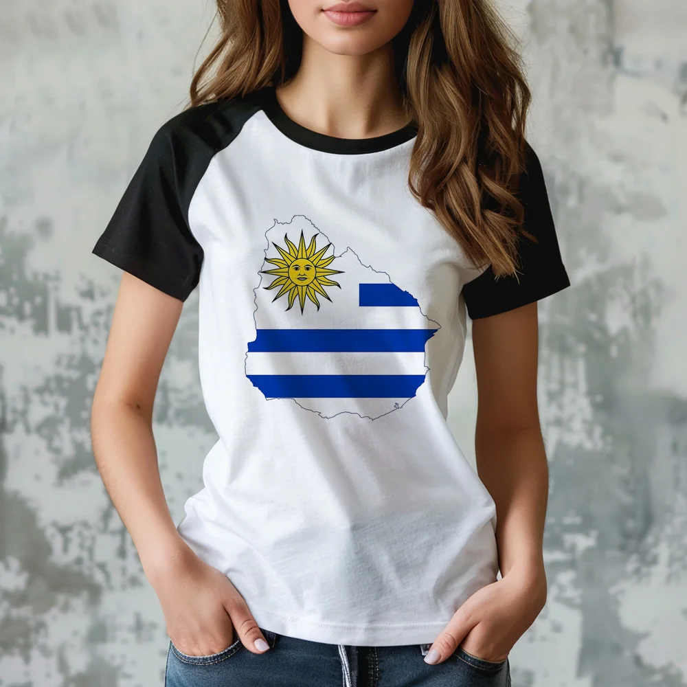 Uruguay t shirt women Japanese t shirt girl graphic anime funny clothes