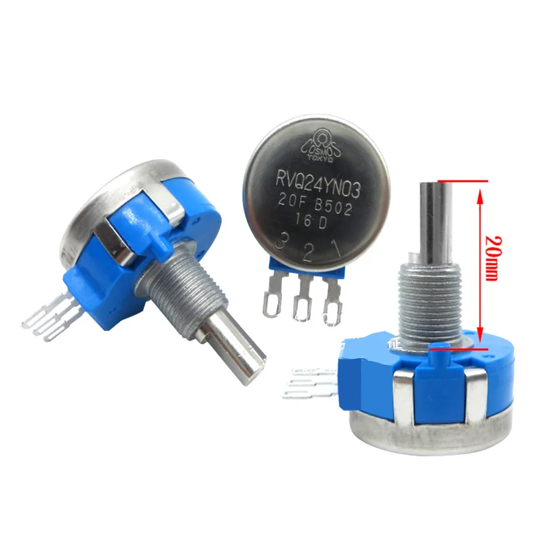 1PCS TOCOS  RVQ24YN03 20F B502  B103 Imported original long life game potentiometer RVQ24YN03 20F B502 5K 10K