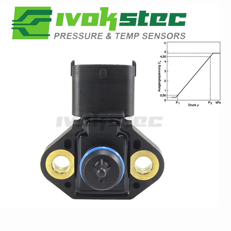 OE: 0281002420 0281006123 For Bosch MAP Intake Manifold Pressure Sensor For Iveco New Holland Volvo MAN DAF 48901930 504358206