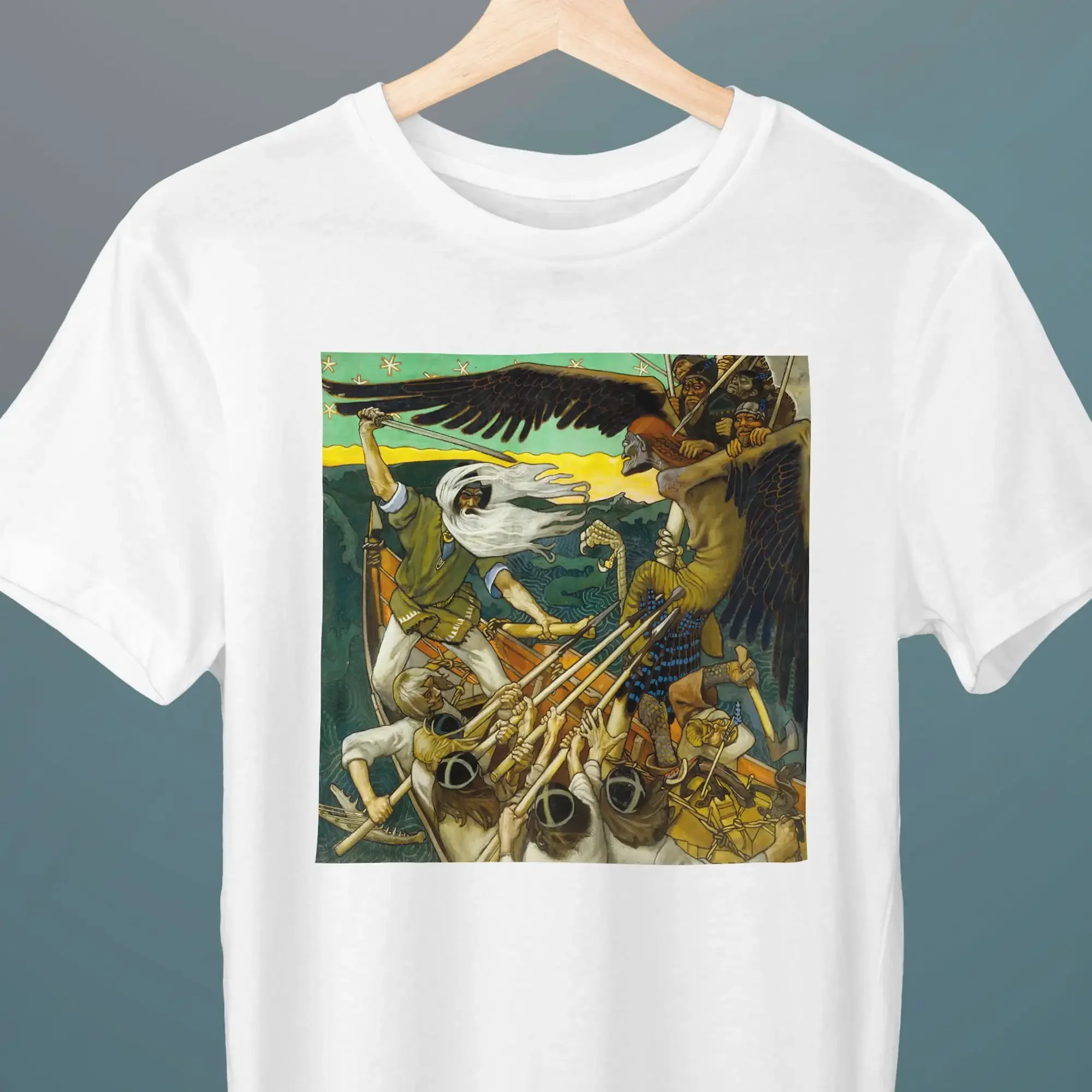 The Defense of the Sampo, Akseli Gallen-Kallela, Unisex T-Shirt, Art T-Shirt, Symbolism,  for Her,  for Him, Art Lover