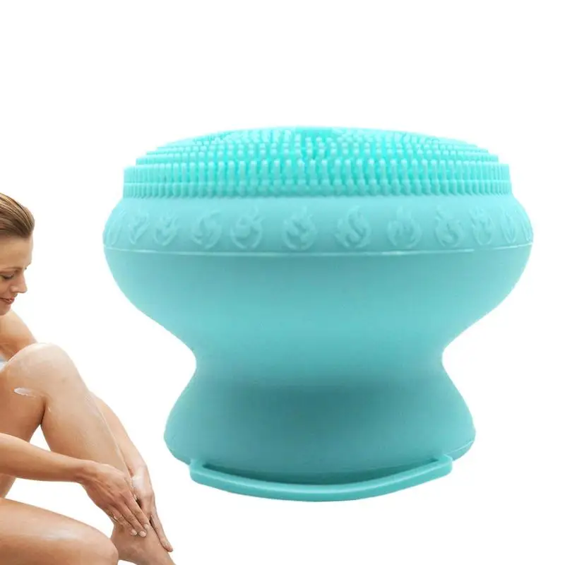 Silicone Body Scrubber Soft Silicone Scalp Massager Shampoo Brush Octopus Shape Body Brush Foam Great Deep Cleansing Tool