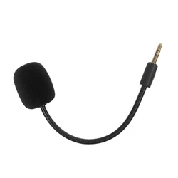 Replacement Game Mic 3.5mm Microphone Mic for Barracuda X Gaming Headset Noise Cancelling Microphone Foam Cover 24BB