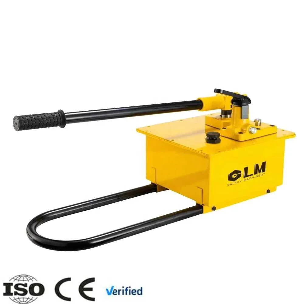 SSP7-8 10000PSI/700BAR CE Certified Hydraulic Hand Pump Two-Speed Single Acting 50.0MM Stroke 7.5L Capacity Tool