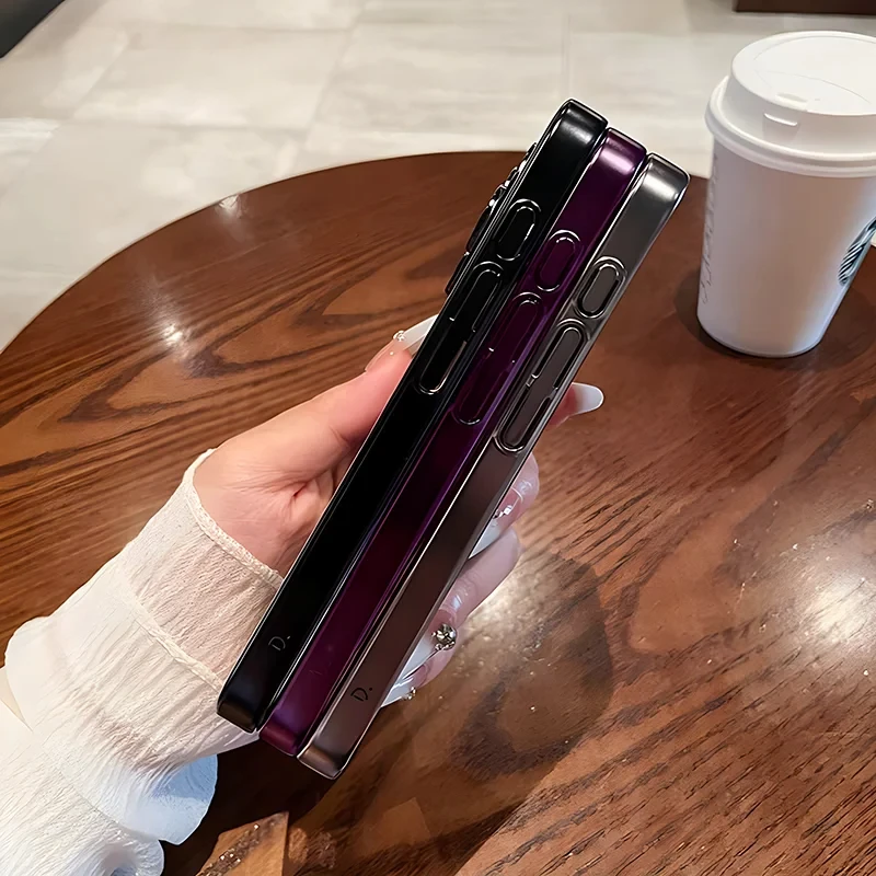 غطاء خلفي فاخر لهاتف For Magsafe الشفاف لهاتف For Apple iPhone 16 15 14 13 12 11 Pro Max 15 Plus للشحن اللاسلكي #4