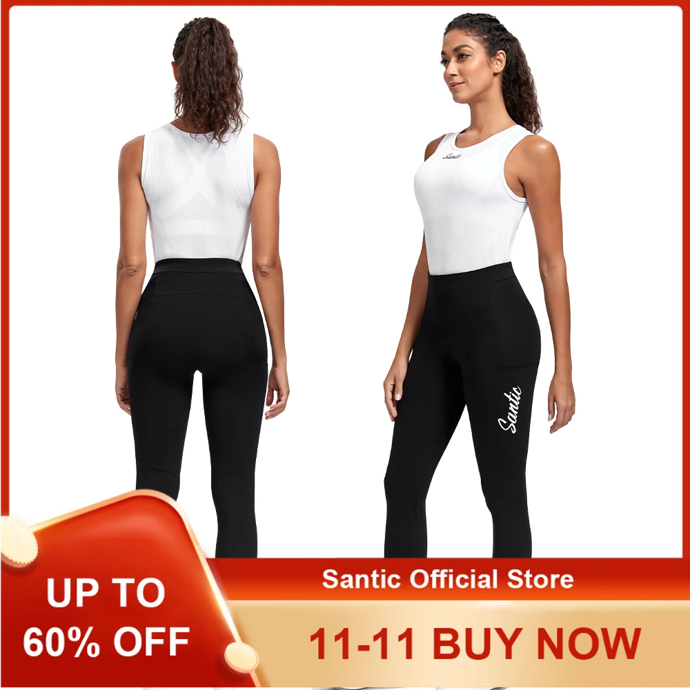 

Santic Ccyling Pants Women's Spring and Autumn Breathable Elastic Cycling Highway Mountain Cycling Pants TL25C04287