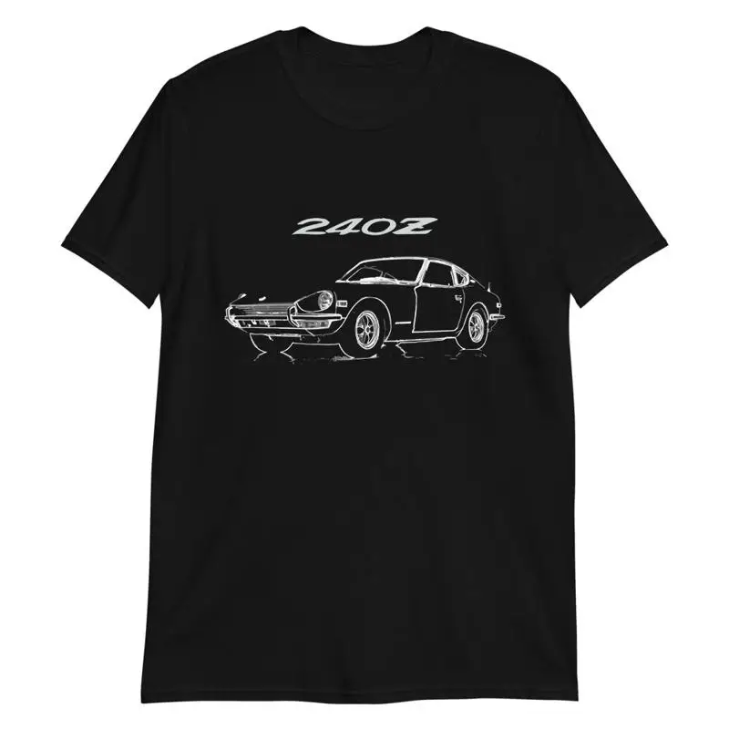 Футболка унисекс с короткими рукавами Datsun 240z JDM Vintage Collector Car 1971 года