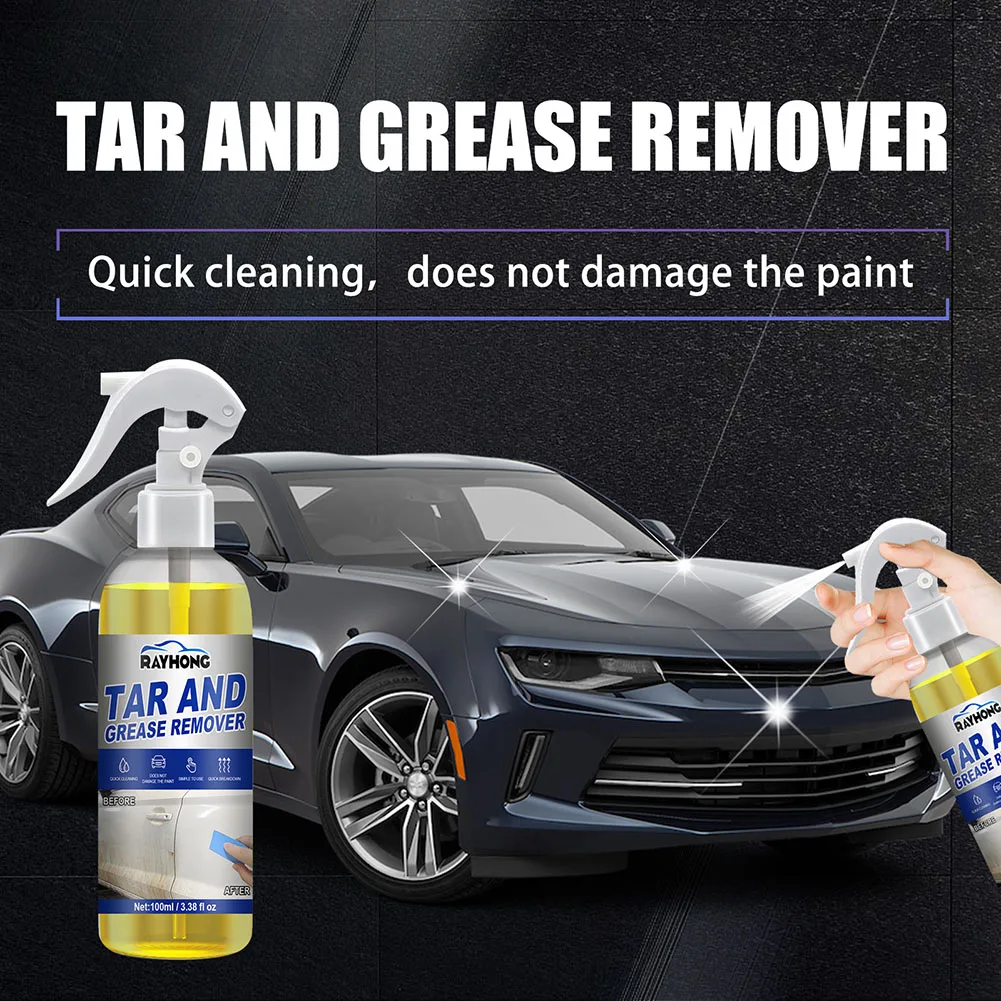 Spray Greases Degreaser Cleaner Car Oil Tar Grease Remover Solvent Based Formula Kitchen Home Dilute Dirt for Wash Maintenance view 5