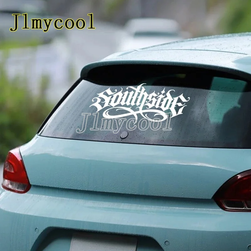 Southside Hochwertige Wasserdichte Auto-Aufkleber Einzigartige Schriftart Personalisierter Auto-Sticker zur Fahrzeugdekoration