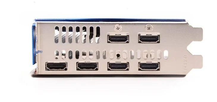 Multi-Screen Graphics Card 6 Screens 6 Ports Lock Screen RX580/R7350 Stock Futures Splicing Fusion 6 HDMI Interfaces - usage example