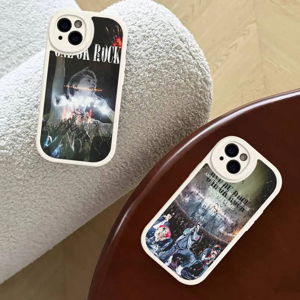 

ONE OK ROCK Band For IPhone 16 15 14 13 12 11 Pro Max Plus Shockproof Leather Soft Phone Cover