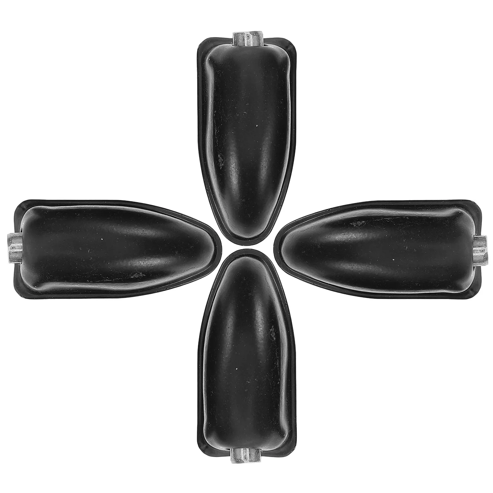 

4 Pcs Drum Lug Fixtures Black Metal Snare Drum Hardware Replacement Parts for Drums Single End Mount Lug Accessories