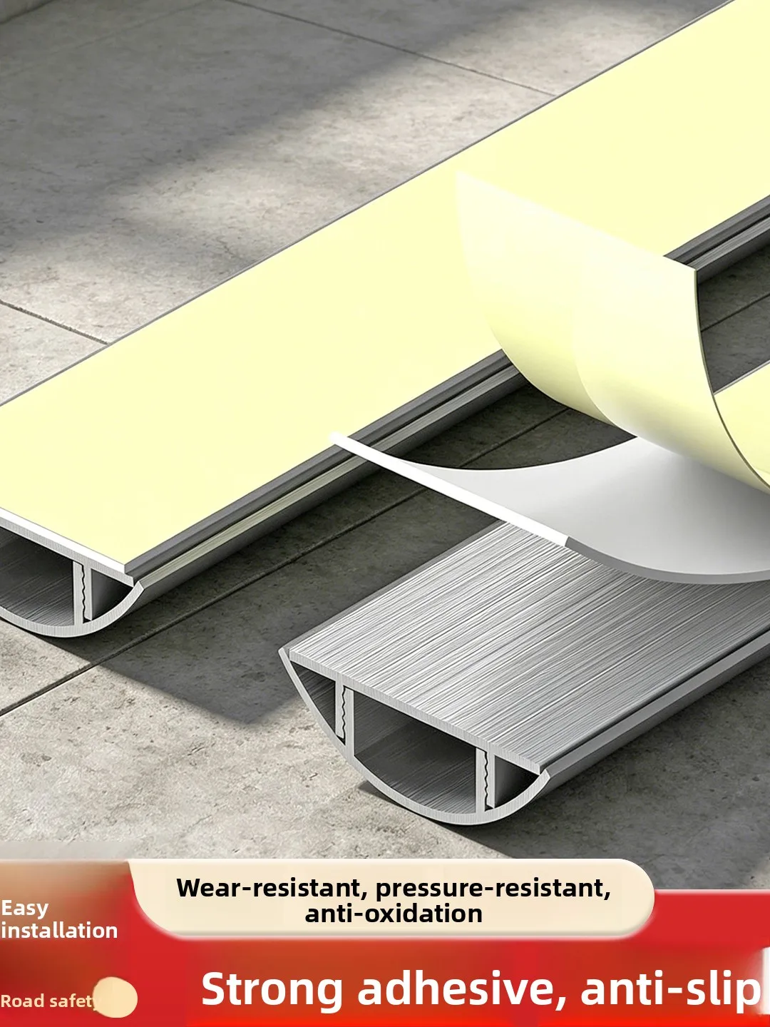 Invisible Aluminum Alloy Self-Adhesive Decoration Line Slot Home Organizing Tool Half-Arc Hidden Cable Management