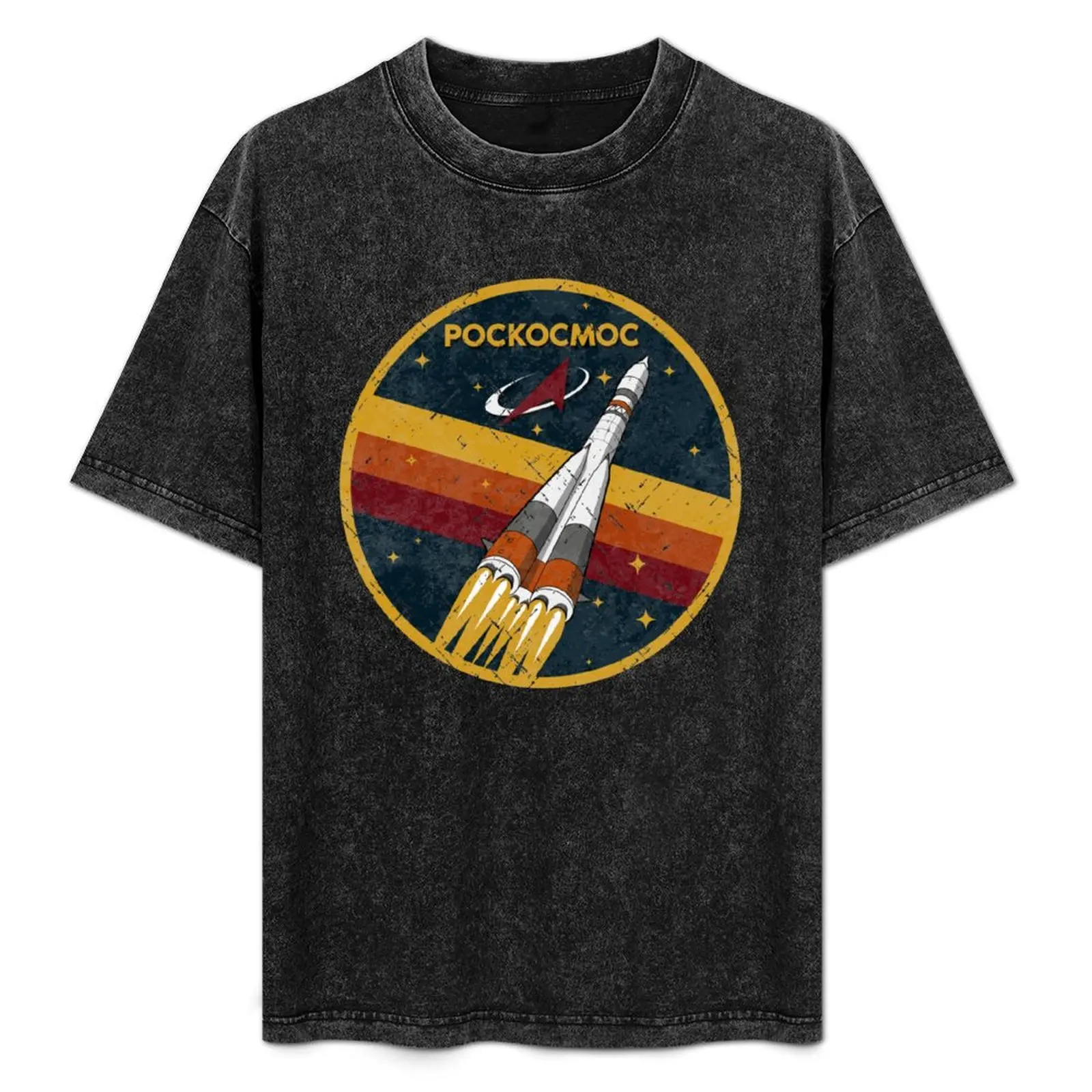 

Роскосмос - Vintage Emblem T-Shirt graphic t shirt vintage funny gifts shirts graphic mens t shirts top quality
