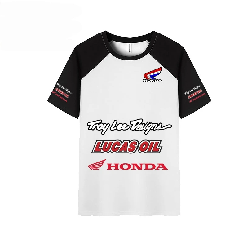 

Summer HONDA 2025 Men's Morning Run Couple T-shirt And Shirt Motorcycle Couple T Shirt For Both Men And Women Camiseta Motorrad