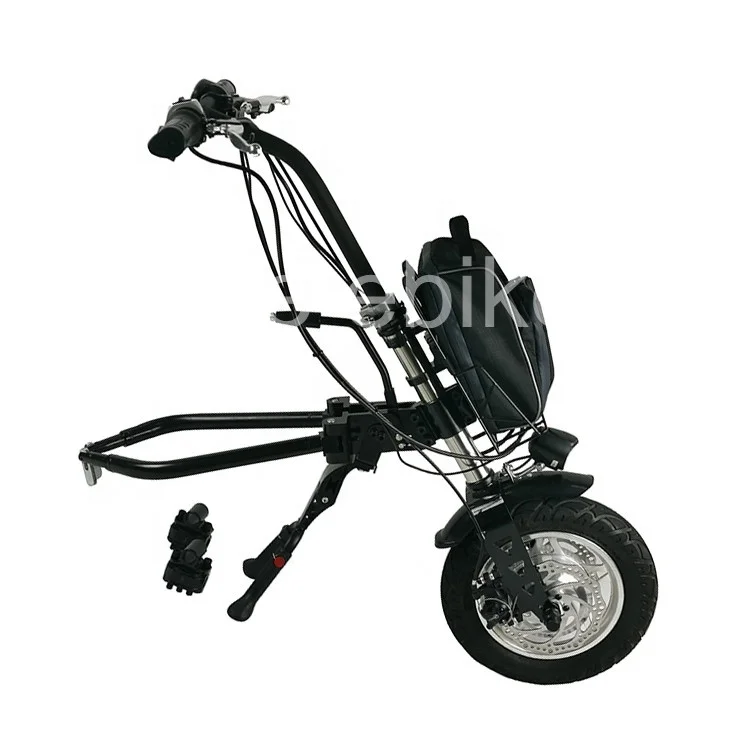 Coofull 12 Inch Front Wheelchair Wheel Electric Wheelchair Attachment view 6