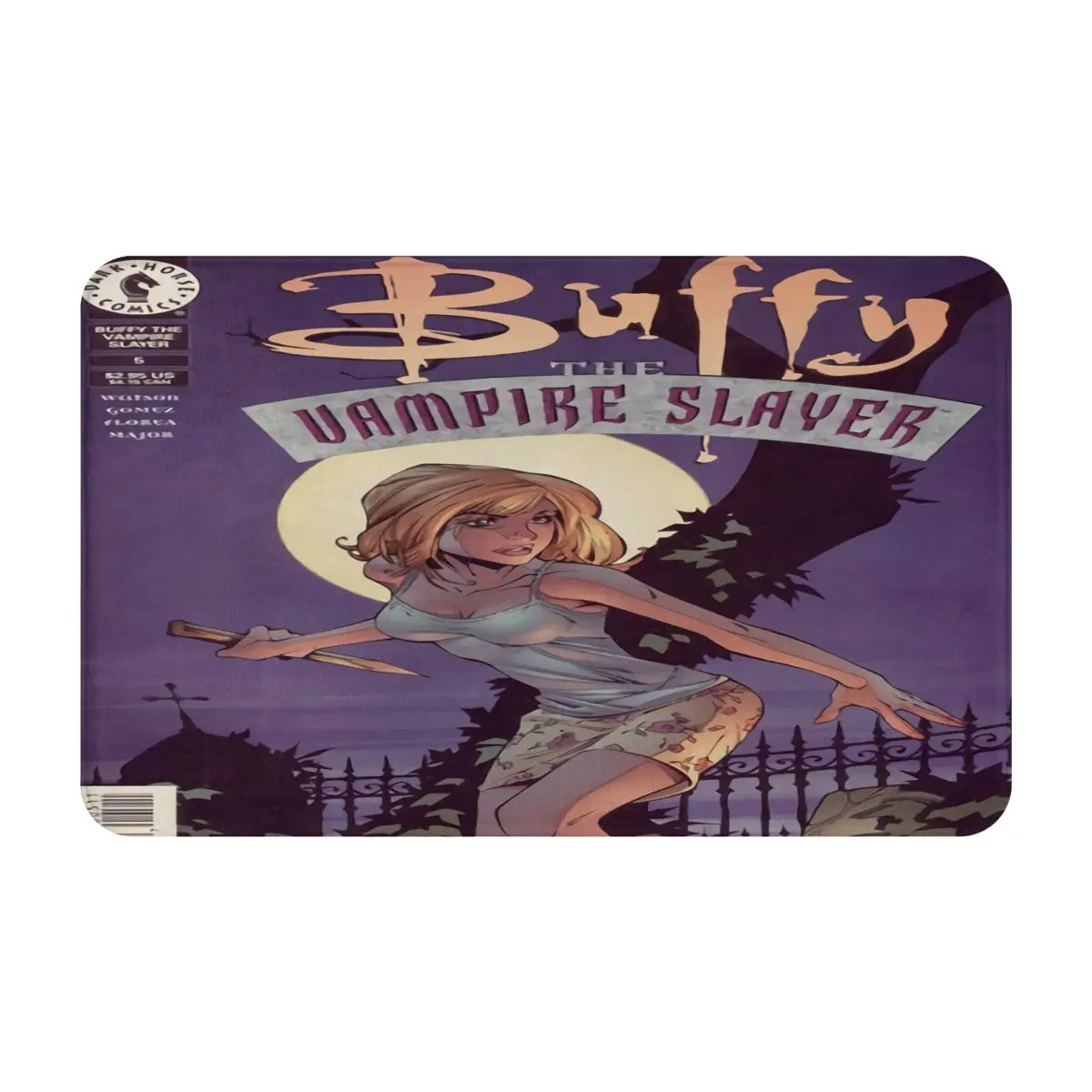 Buffy The Vampire Slayer Comics Poster Bath Mat Carpet Door Mat 50x80cm Hallway Foot Mat Children Room Mat