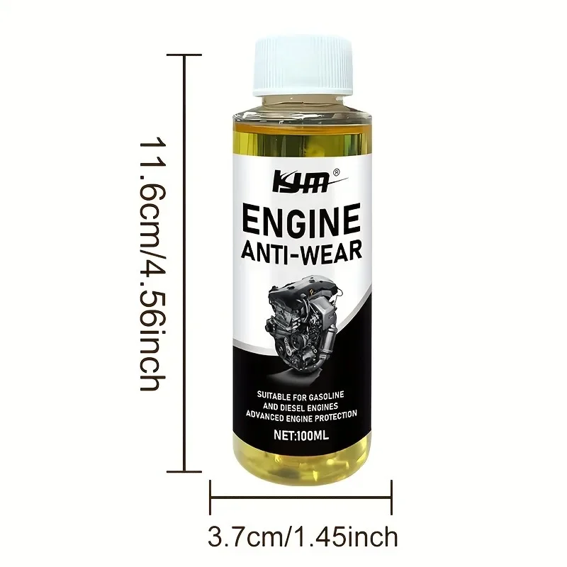New Engine Protector &Cylinder Repair Additive: Boosts Power,Reduces Noise,Cleans Sludge,Fits Cars/Trucks/SUVs with Easy DIY Use