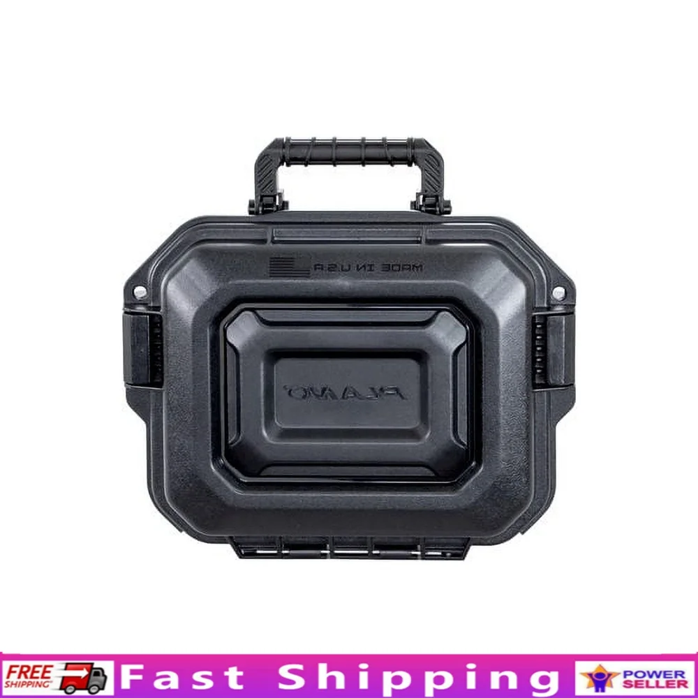 

All-Weather Waterproof Single Pistol Case Airline Approved Lockable Durable Travel Gun Case Pluck-to-Fit Foam Pressure Release