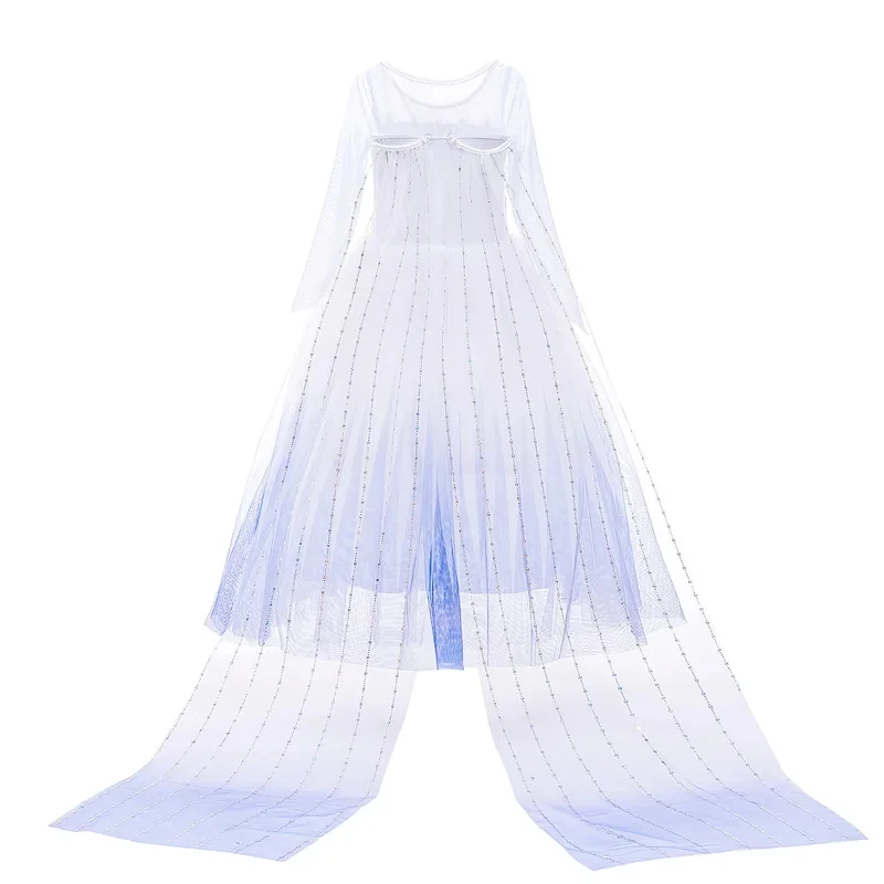 

✠2026✠ Elza Costume for Girl Birthday Party LED Light Dress up Cloak Carnival Clothing Kids Princess Dress for Girls Kids' dres✠