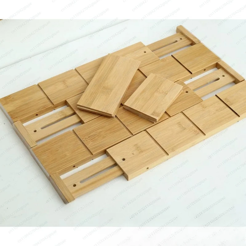 Adjustable Drawer Divider Bamboo Expansible Drawer Divider Organizer Storage Racks and Shelves