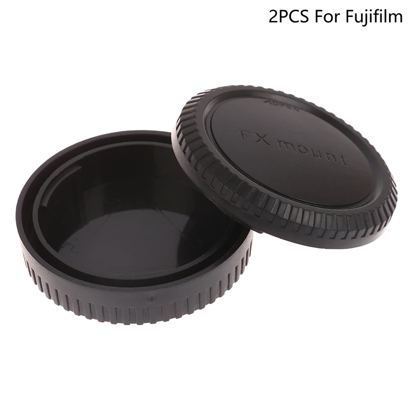 

For Fujifilm X mount Lens Rear Cap / Camera Body Cap Plastic Black Lens Cap Cover Set for XT2 XT3 Xt4 XE3 XE4 XS10 XH1 XH2 Xpro3