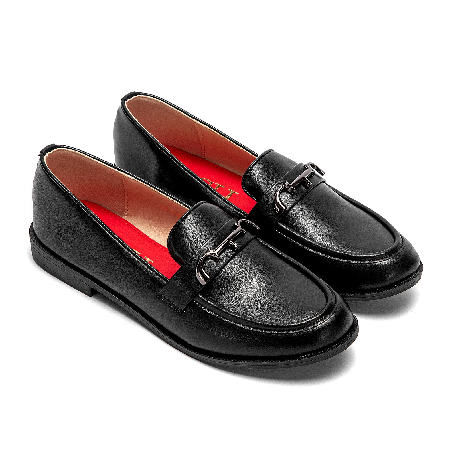 CHCH Women\'s Flat Shoes 2025 New Black Women\'s Business Shoes Commuter
