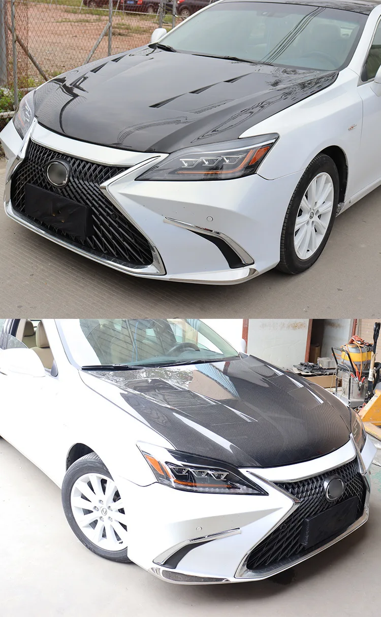 Карбоновый капот MRD для Lexus ES 2006-2012 MBJ Style, крышка двигателя, крышка капота автомобиля из углеродного волокна