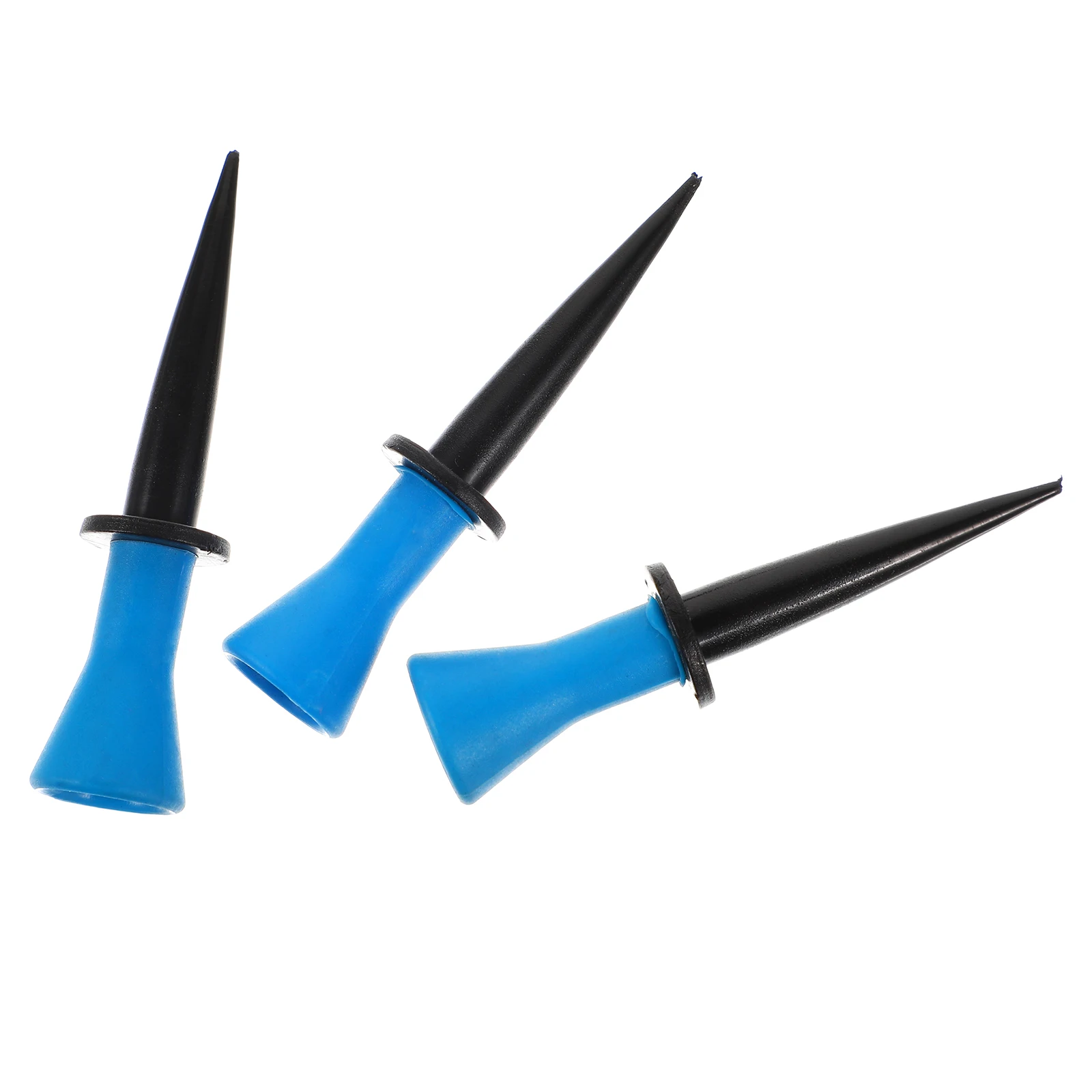 

3 Pcs Golf Pins Outdoor Practice Golfs Props Training Tee High Rebound Equipment for Professionals Tool Rubber Supplies