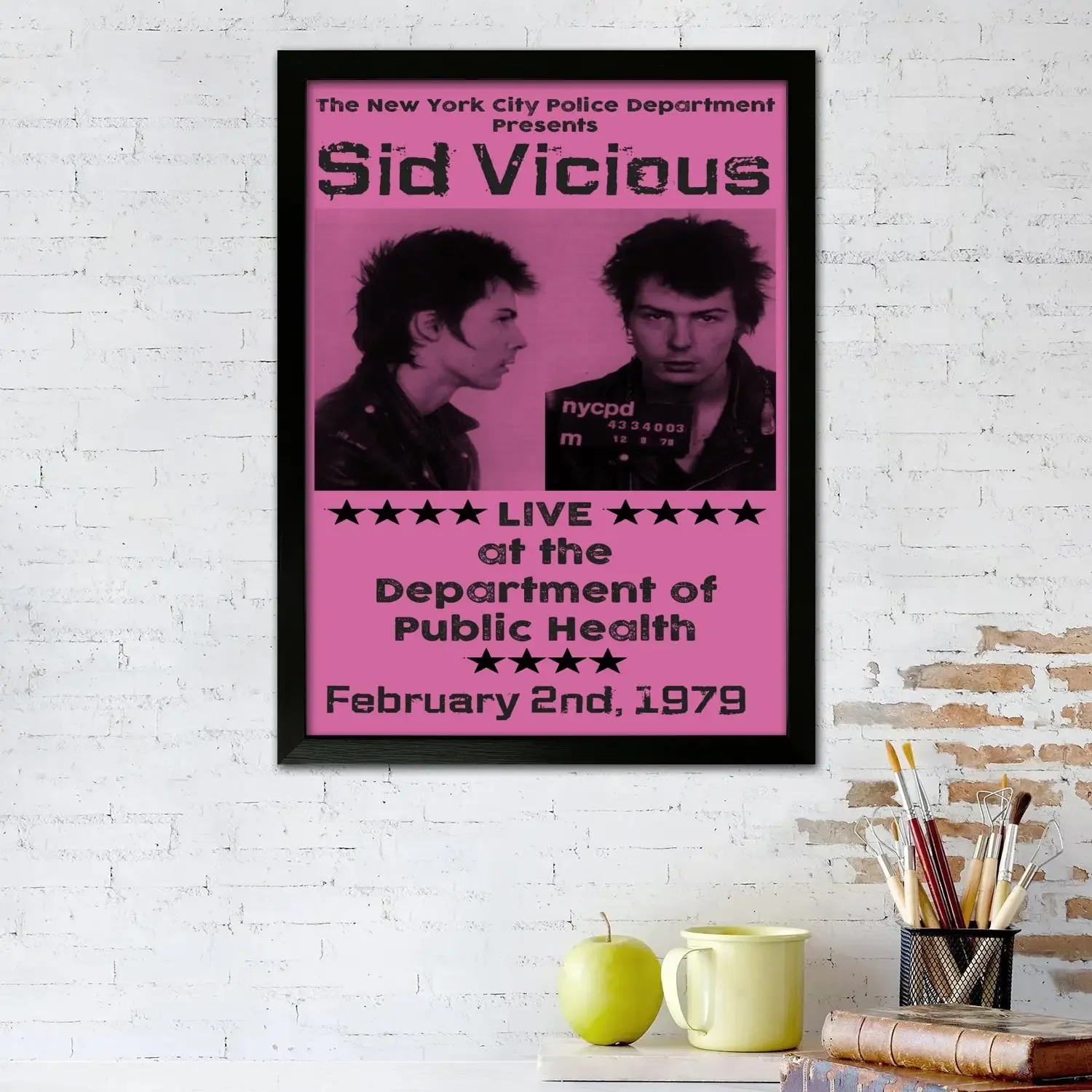 sid vicious Canvas Art Poster, Wall Art, Picture Print, Modern Family, Bedroom Decor, Posters,Decorative painting