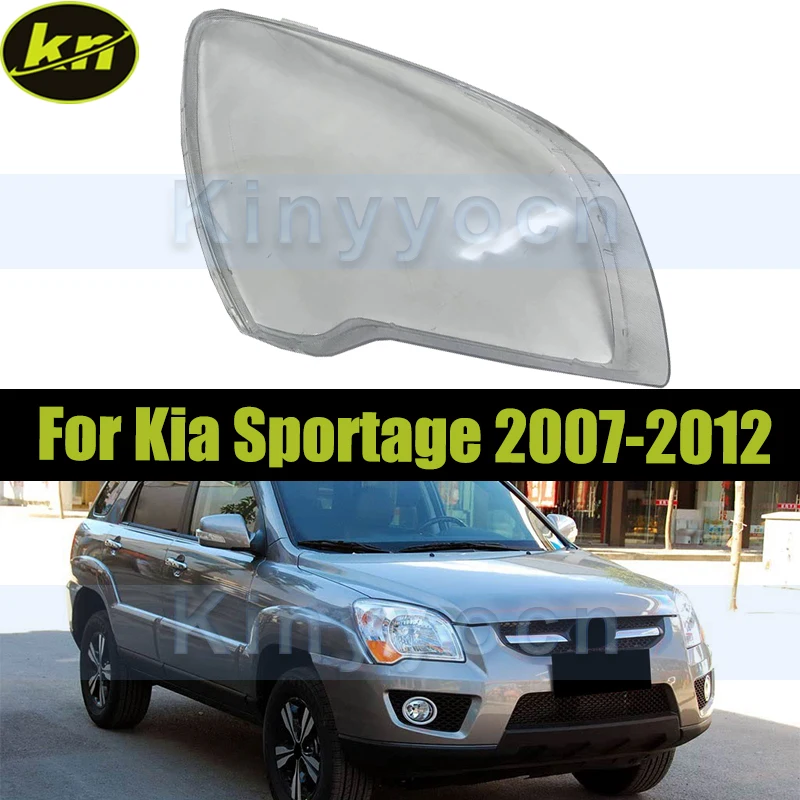 

Car Headlight Cover Shell For Kia Sportage 2007-2012 Front Headlight Glass Cover Shell Replacement Lampshade