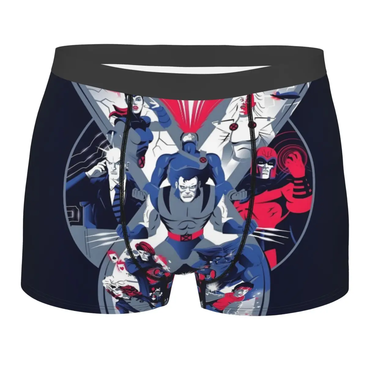 

Крутые обои X-Men на заказ, боксеры, шорты, мужские трусы, удобные трусы с комиксами, нижнее белье