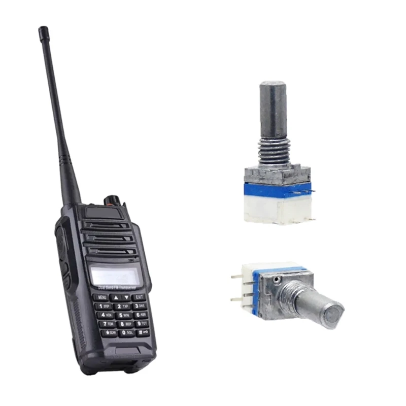 Accessori Interphone interruttore del Volume della manopola di alimentazione Radio bidirezionale per il pulsante del Volume di riparazione del Walkie Talkie UV-9R PLUS-ERA PRO