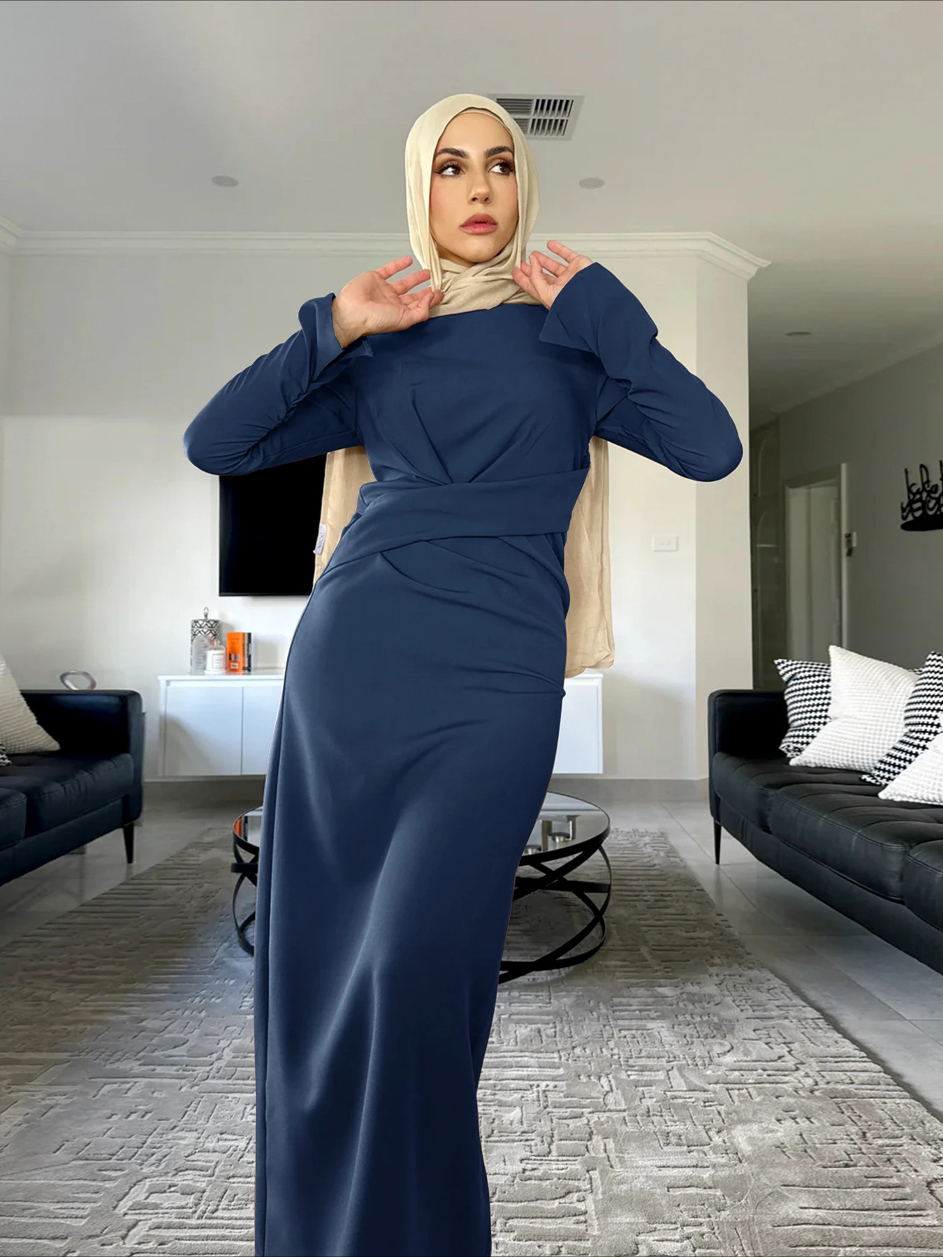 Ramadan Morocco Dress for Women Kaftan Eid Muslim Dubai Elegant Dresses Abaya Jalabiya Vestidos Saudi Arab Long Robe Abayas