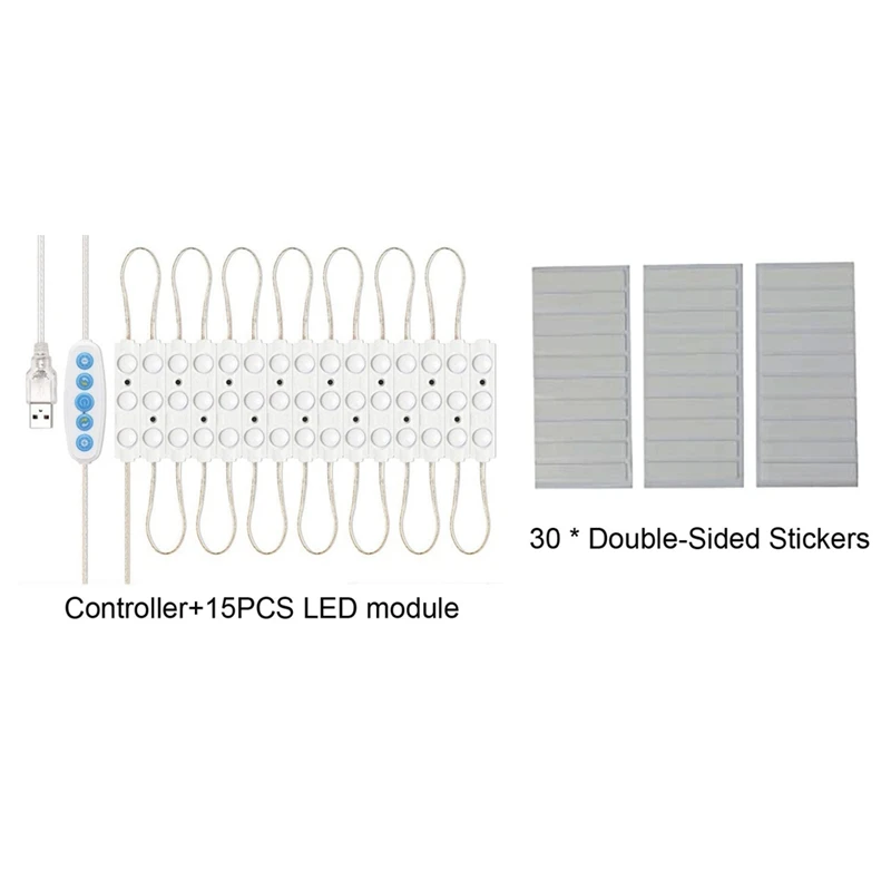 LED Vanity Mirror Lights Kit, Make Up Light, Dressing Table Lamp, Strip Spare Parts, Acessórios