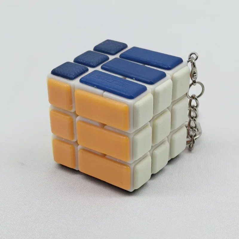 Mini 3x3 Bandaged Cube 4cm Mini 3x3 Band Aged Cube with Keychain Restricted Rotation Inventory Clearance