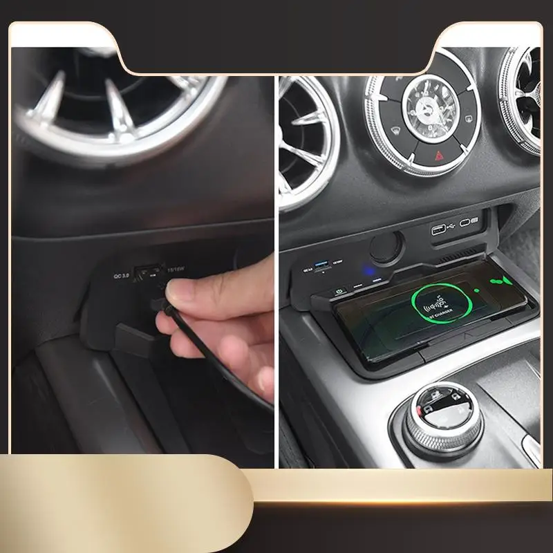 

Автомобильный держатель для мобильного телефона 15 Вт, аксессуар QI, панель беспроводного зарядного устройства для WEY Tank 300