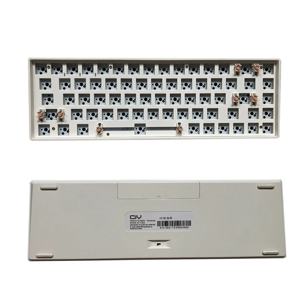 

'for Dual-Mode BT 5.0 Wireless 2.4g Hot Swap DIY Switch Tester 68 Mechanical Keyboard Kit