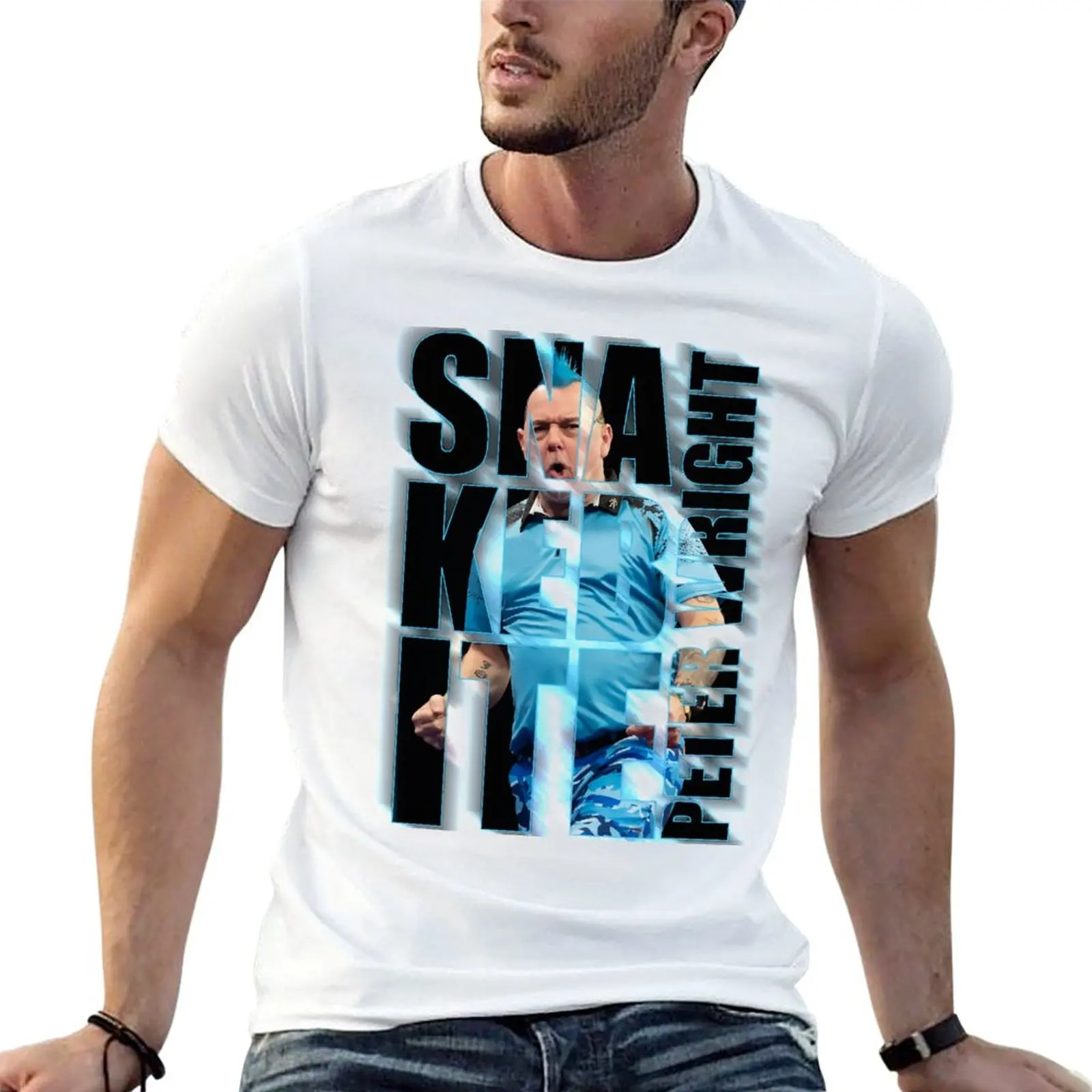 

Crazy Legend Peter Wright darts T-Shirt man t shirt cotton funny t shirts man cotton t shirts man 100% T-shirt