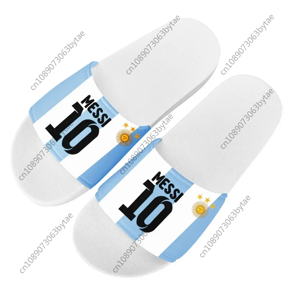 M-Miami M-Messi 10 Logo Argentina Fashion Home Customized Water Shoes Bathroom Beach Pool Sandals That Can Be Worn Outside view 3