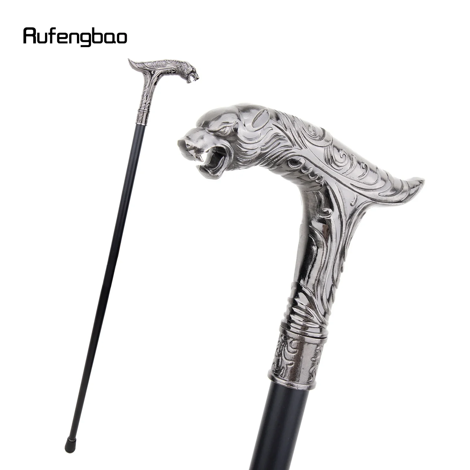 Kylin Leopard Single Joint Fashion Walking Stick Decorative Vampire Cospaly Party Walking Cane Halloween Crosier 93cm