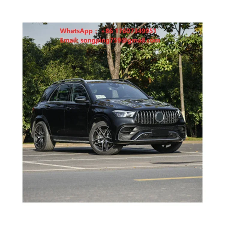 Mesh Modified Parts Upgrade Car Body Kit Auto Front Bumper Grill for Mercedes-Benz GLE W167 2020 2021+ Upgrade to GLE63